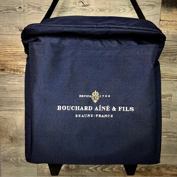 🍷🍾 WINE Tote/Roller/Carry Caddy (Adjustable, On-the-Go); also Champagne - Picture 9 of 16